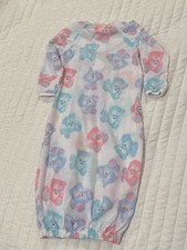 Carter's	Vintage 90s Pastel Bears Sleep Sack Layette Newborn To 0-6 Month