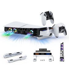 NexiGo PS5 Slim Horizontal Stand with Charging Station for Dual Sen... Fast Ship