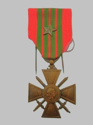 Militärmedaille / Kriegskreuz 1939/1940 mit einem Stern