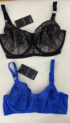 BNWT M&S Autograph nouveau embroidery underwired non padded minimiser bras - Image 1 of 3