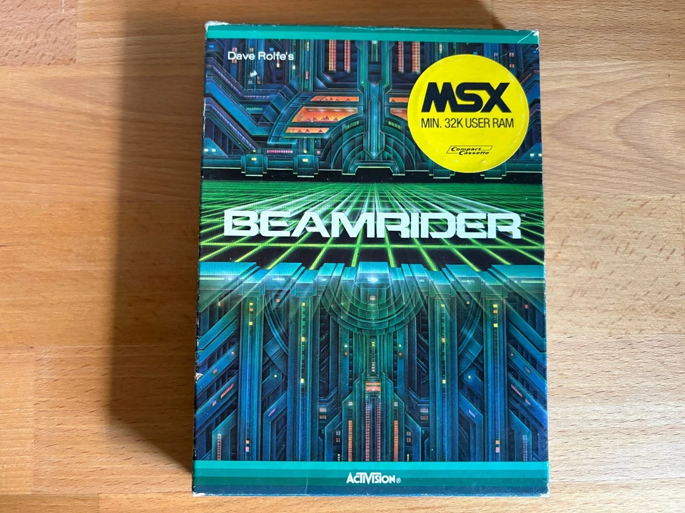 MSX Game Cassette/Tape: BEAMRIDER