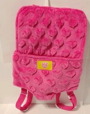 Build A Bear BAB Pink Carrier Plush Toy Backpack