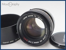   EXC  CANON FD 50mm F1.4 S.S.C. Front cap,Lens Hood FromJapan i10559