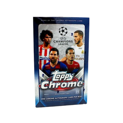   SOC 2019-20 Topps Chrome UEFA Champions League Hobby Box Rip N Ship