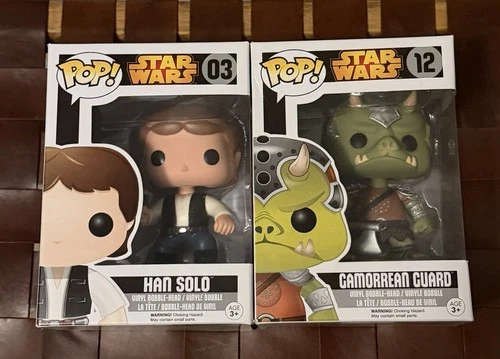 Funko Star Wars Han Solo #03 & Gamorrean Guard #12 Pop! Vinyl Figures