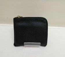 COMME DES GARCONS BLK L Zip Mini Wallet Excellent