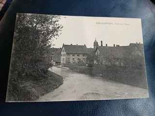 Vintage alte Ak Wasseralfingen bei Aalen