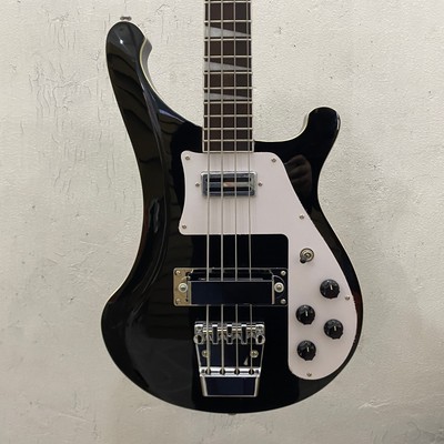 Electric Guitar With special shaped 4 string solid Mahogany Body Cool Black