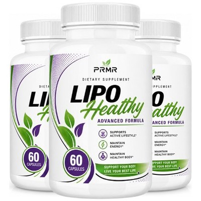 Lipo Healthy Advanced Weight Management Supplement Support Metabolism ( 3 Pack )
