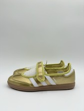 Adidas Women s Samba Jane Size 6 Gold Metallic White IH6599