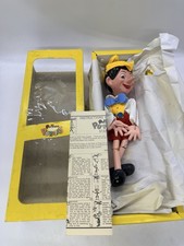 VTG Pelham Puppets Pinocchio Marionette w/ Original Box Instructions England
