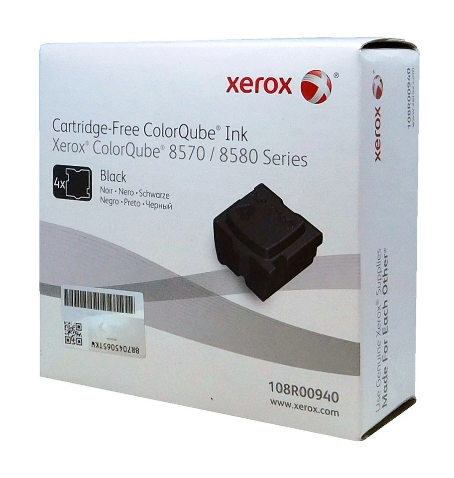 Xerox 108R00940 Black ColorQube 8570 4 Pack - Image 2 of 4