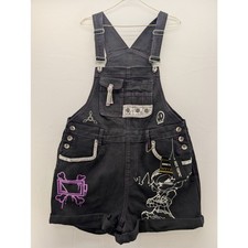 NWT Hot Topic Murder Drones Uzi Icon Shortalls in Black size Medium
