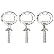 Bottle Opener 3Pcs 80mm - Zinc Alloy Screw Beer Opener(Silver)