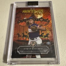 2025 Wild Card Haunted Hits Hunt Rookie PRC Card /3 Ethan Holliday
