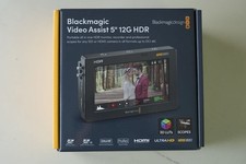 Blackmagic Design Video Assist 5" 12G HDR Monitor Recorder 4K SDI HDMI With Box