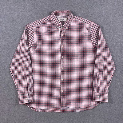 Guideboat Co Shirt Mens XL Beat Back Oxford Classic Check Button Down