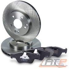 BREMSSCHEIBEN + BREMSBEL&Auml;GE VORNE F&Uuml;R MERCEDES BENZ C-KLASSE W202 E-KLASSE W210