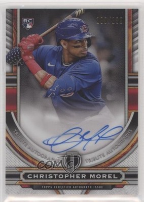 2023 Topps Tribute 180/199 Christopher Morel #TA-CM Rookie Auto RC 10k8