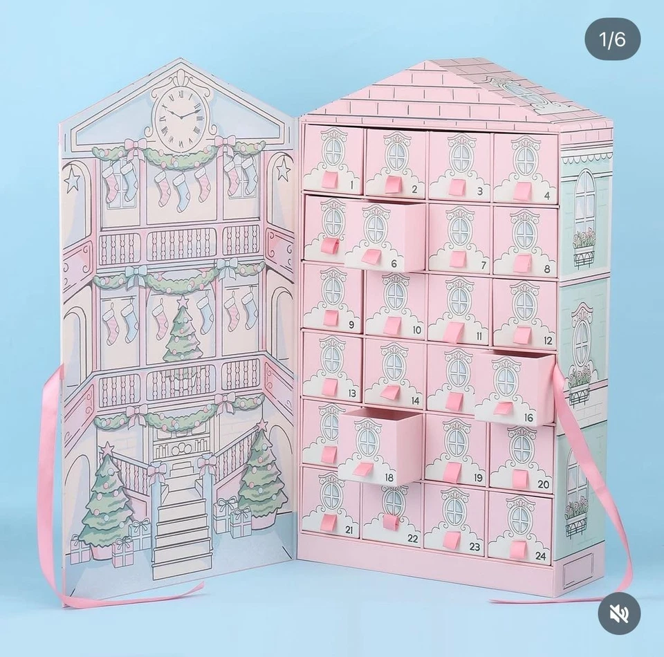 Luxury Kawaii Advent Calendar – Sanrio Boutique House with 24 Pull-Out Drawers - Image 2 of 4
