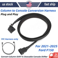 For 2021 - 2025 Ford F150 Column to Console Conversion Harness Stowable Shifter