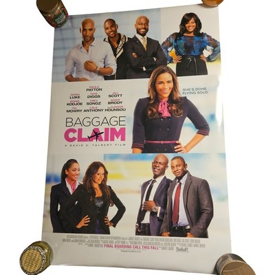 Baggage Claim 2013 Promo Movie Poster 27x40  Paula Patton, Derek Luke D/S