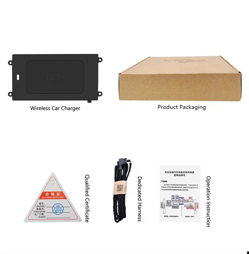 15W QI Wireless Car Center Console Phone Charger Mat Pad For Benz C S Class 2022 eBay