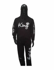 King set hoodie sweatpants set outfit White design hoodie and sweatpants