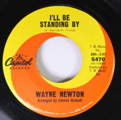 Pop 45 Wayne Newton - I'Ll Be Standing By / Summer Wind On Capitol