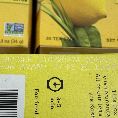 (3) Stash Lemon Ginger Vitality + Meyer Lemon Herbal Tea Bags- 20 Count 10/27 - Picture 5 of 6