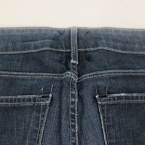 Rich & Skinny Womens 25 BERMUDA Length Jean SHORTS Dark Denim Wash - Picture 8 of 14