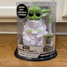 Star Wars The Mandalorian the Child Design A Vinyl Yoda Disney Toy Stickers
