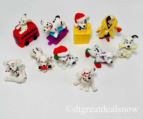 Disney 101 Dalmatians McDonalds Puppy Dogs Toys Play Figures Mixed Lot of 10 - Picture 2 of 4