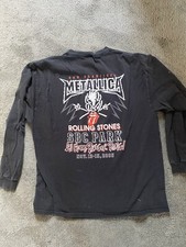 vintage rolling stones / METALLICA 2005 tour XL manica lunga