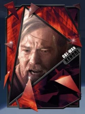 FRACTURED BLACK OBI-WAN KENOBI REVENGE OF SITH LOCK- Topps STAR WARS CARD TRADER