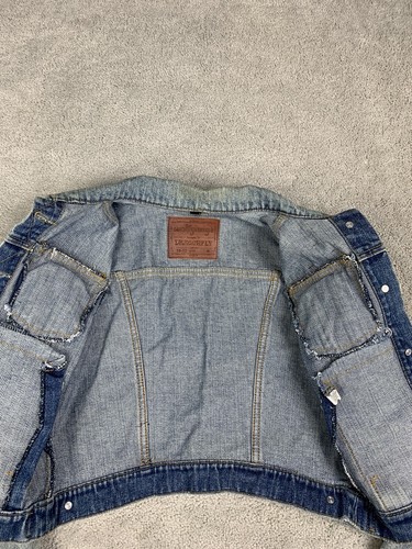 Denim Jacket Wolfgang's Design by Dragonfly Jean Jacket Sz 10-12 The Go-Gos 80s - Picture 8 of 16