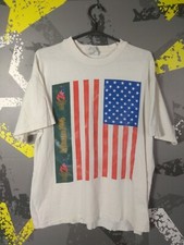 Atlanta 1996 Jersey Olympic Games Vintage Shirt Champion White Men Size L ig93