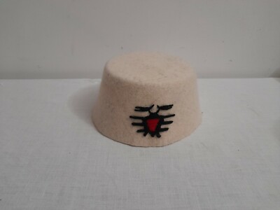 ALBANIA PLIS QELESHE WOOL KIDS HAT FOLK HANDMADE 100% WOOL YOUNG TEEN PILEUS #2