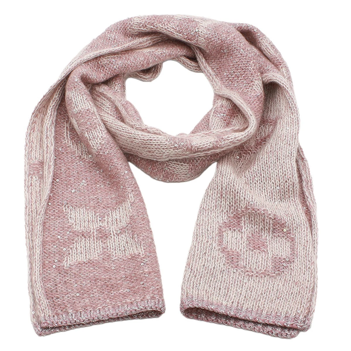 Louis Vuitton Echarpe Monogram Glitter Scarf Stole Mohair M74738 