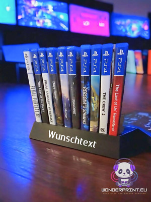 Spielehalterung passend für Playstation 5 PS5 Spiele Halter Ständer Halterung