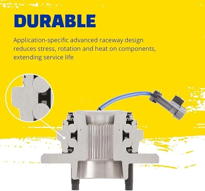 MOOG Hub Bearing Assembly Front Fit Nissan Quest 2004-2009 Murano 2003-2007 5Lug - Image 3 of 4