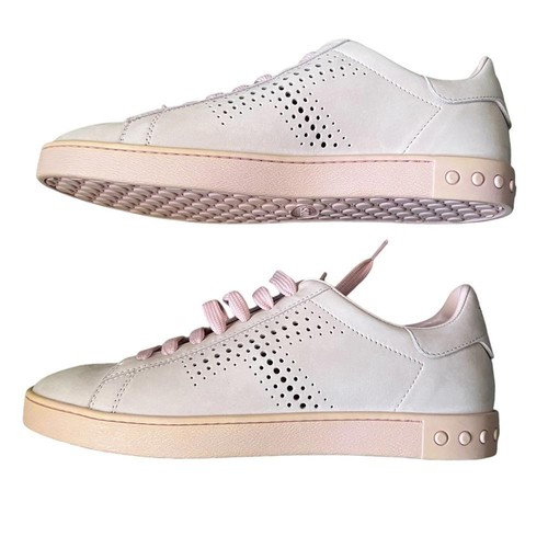 Sneaker Tod's in pelle rosa nuove con etichette taglia 10 - Foto 5 di 9