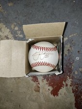 Frank Thomas Autographed Baseball BP Homerun OALB HOF White Sox