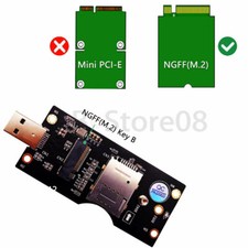 NGFF M.2  to USB 3.0 Adapter with SIM 8pin card Slot for 3G/4G/5G Module