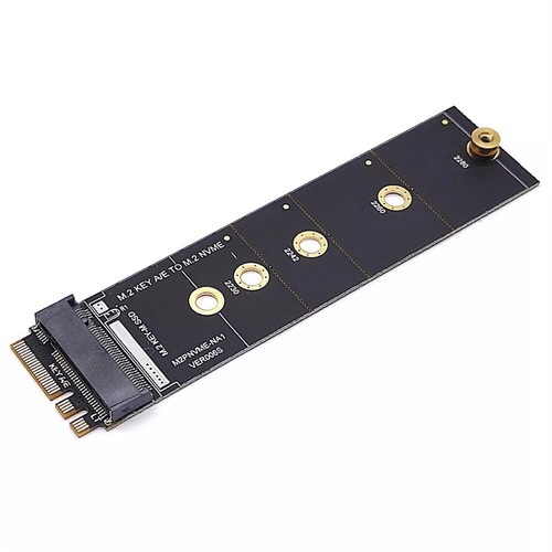 M.2 KEY A E to M.2 NVME KEY M SSD Adapter WIFI Wireless Network Card Slot - Photo 6/6