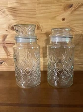 vintage planters peanut glass jars