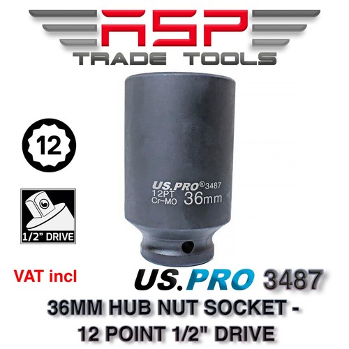 36mm Deep Impact Socket 1/2"