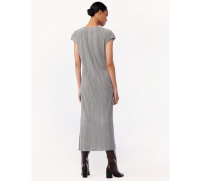 Scoop Women's Midi Dress with Dolman Sleeves, Size: XL, Gray