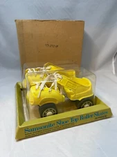Vintage Samsonite Shoe Top Roller Skates Yellow Child Shoe Skates Zipees SEALED