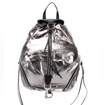Rebecca Minkoff Jumbo Silver Metallic Julian Convertible  display picture 3